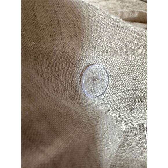 Williams-Sonoma Home Velvet Linen Duvet Cover Full Queen taupe beige brown - Picture 4 of 15